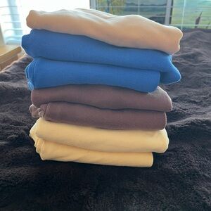 Kids Matching Set in Blue, Brown, and Yellow